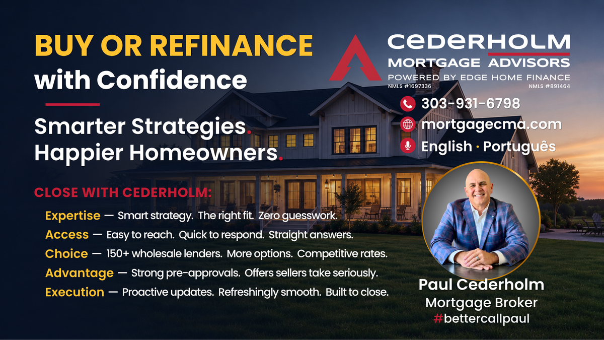 Mortgage Broker | Cederholm Mortgage Advisors - Edge Home Finance